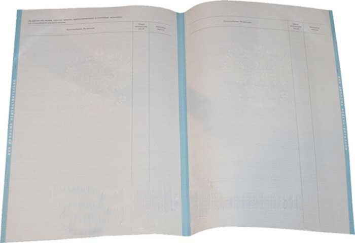 Yabancılar için 1996 yılı uzman diploması.