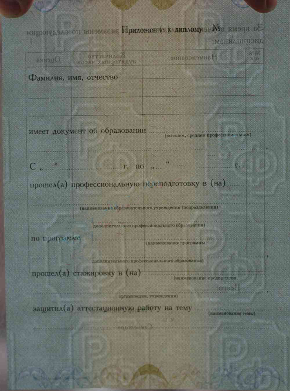 Yeniden eğitim diploması 2010